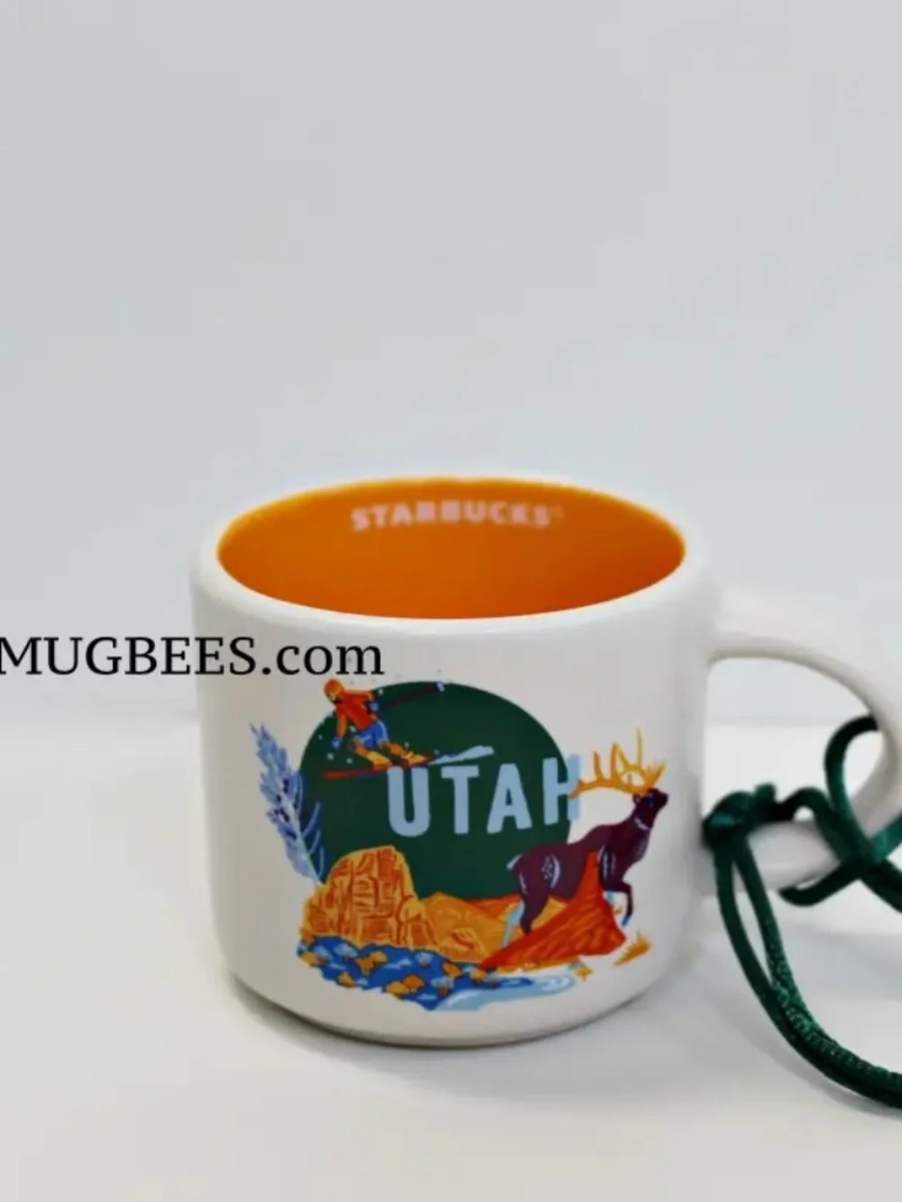 Starbucks Discovery Series Ornament UTAH Ceramic Demi Cup 2oz NEW